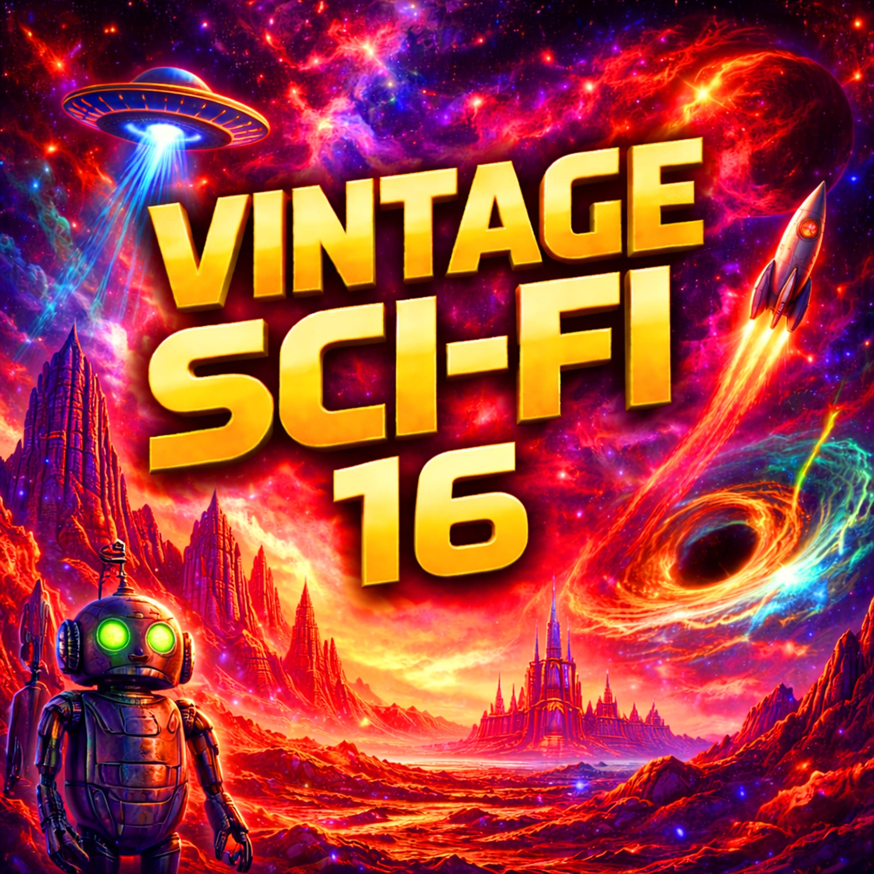 Vintage Sci-Fi 16 - 22 Classic Science Fiction Short Stories from Philip K. Dick, Isaac Asimov, Harlan Ellison, Arthur C. Clarke, Ray Bradbury, Harry Harrison and more