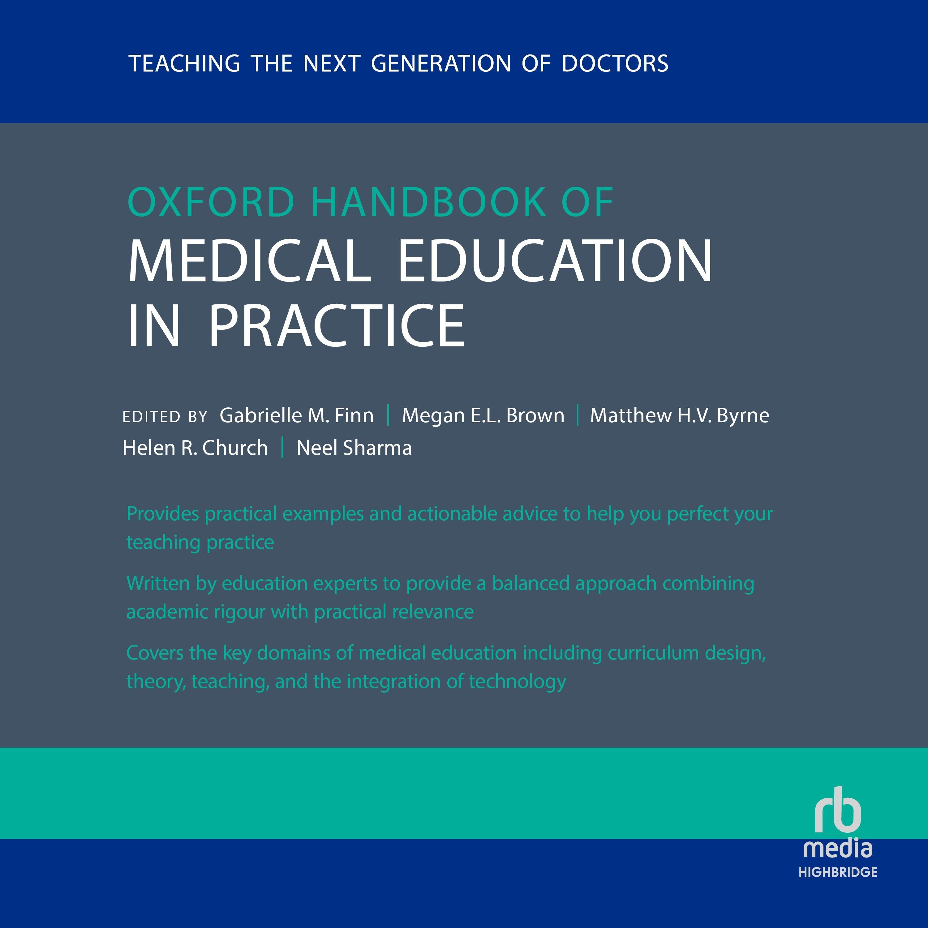 Oxford Handbook of Medical Education in Practice