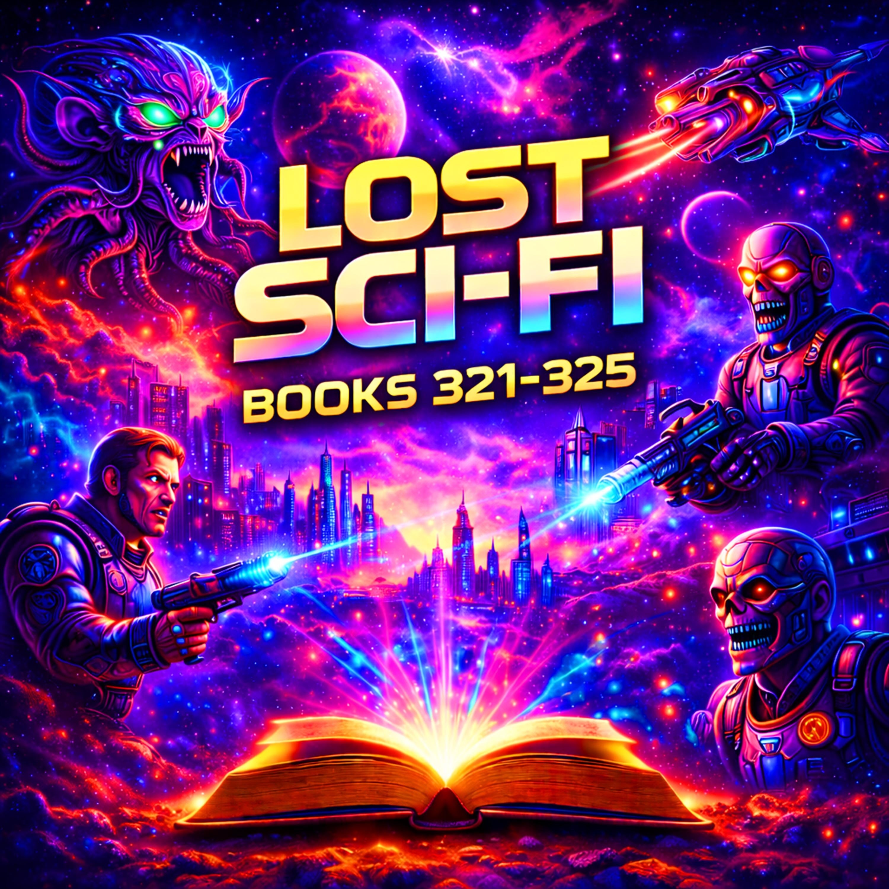 Lost Sci-Fi Books 321 thru 325 - Five Vintage Sci-Fi Short Stories from the 1930s, 1940s, 1950s and 1960s