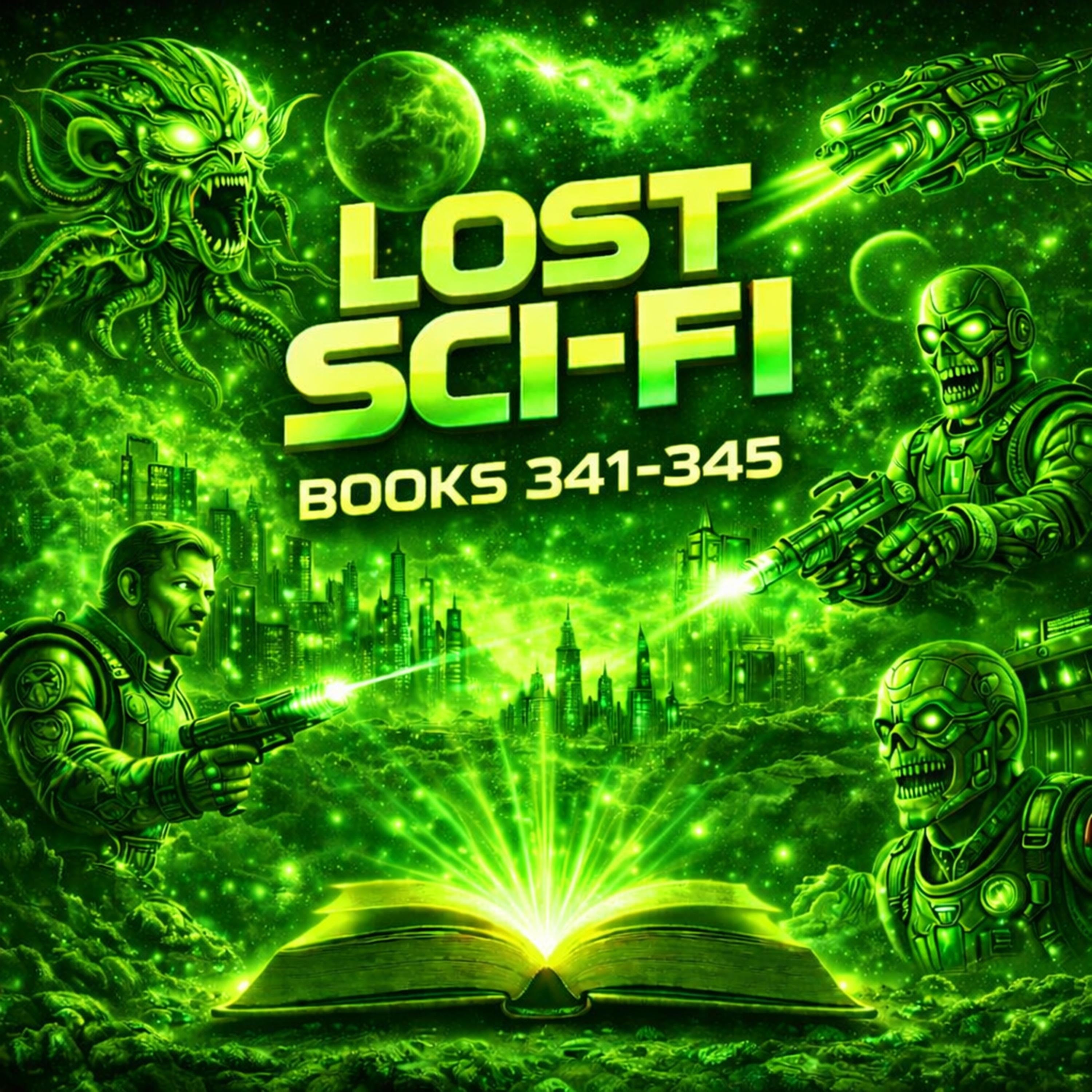 Lost Sci-Fi Books 341 thru 345 - Five Vintage Sci-Fi Short Stories from the 1930s, 40s, 50s and 60s