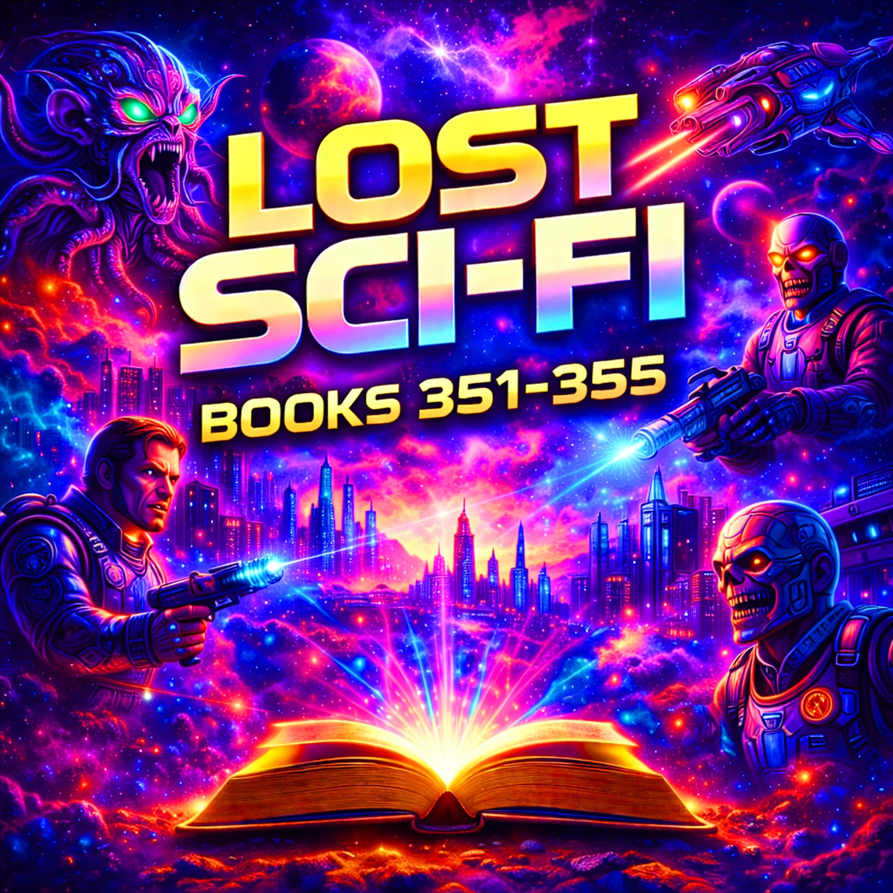 Lost Sci-Fi Books 351 thru 355 - Five Vintage Sci-Fi Short Stories from the 1930s, 40s, 50s and 60s