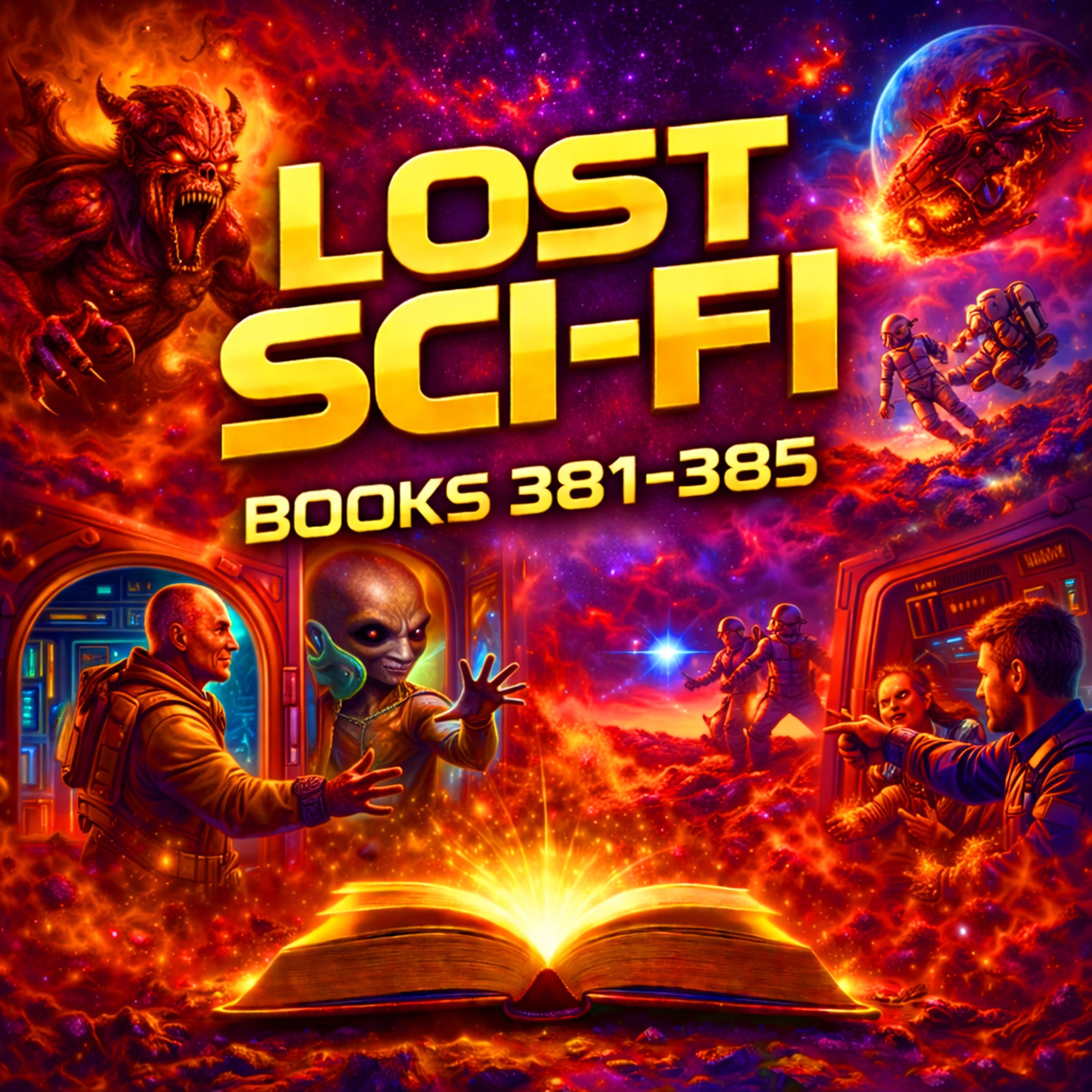 Lost Sci-Fi Books 381 thru 385 - Four Vintage Sci-Fi Short Stories from the 1930s, 40s, 50s, 60s and one from 1895