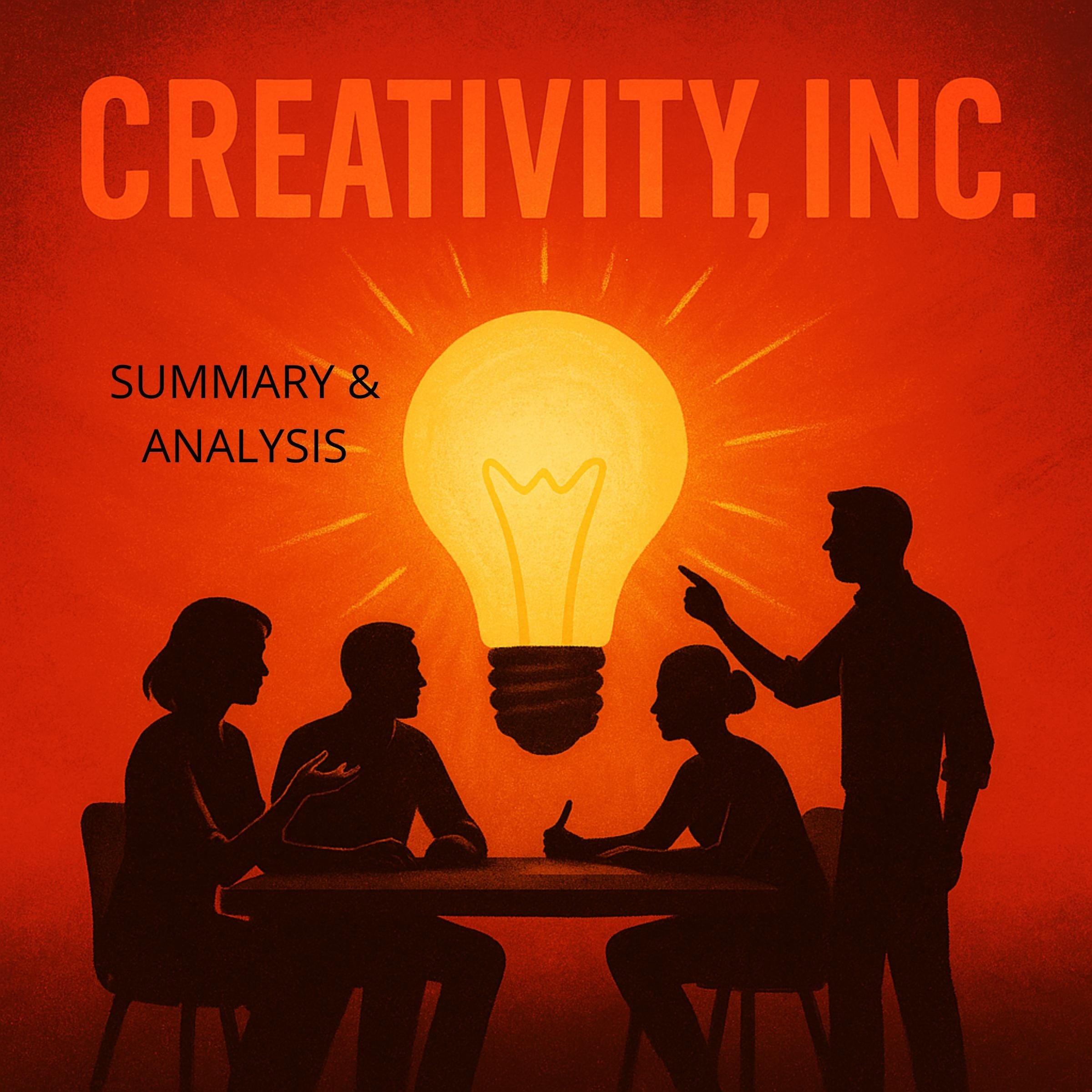 Creativity, Inc.:Book Summary & Analysis