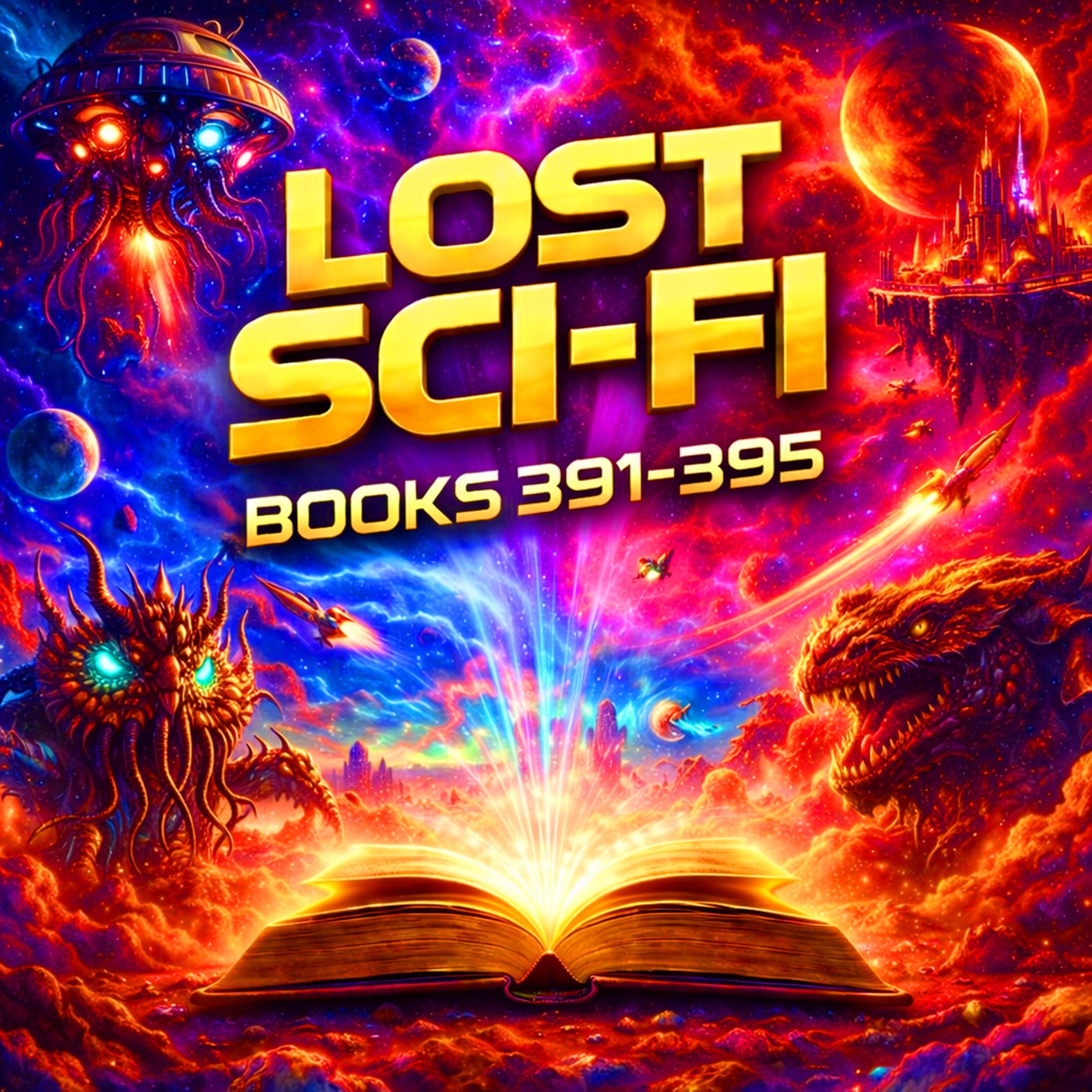 Lost Sci-Fi Books 391 thru 395 - Four Lost Sci-Fi Short Stories from the 1930s, 40s, 50s and 60s and one from 1897