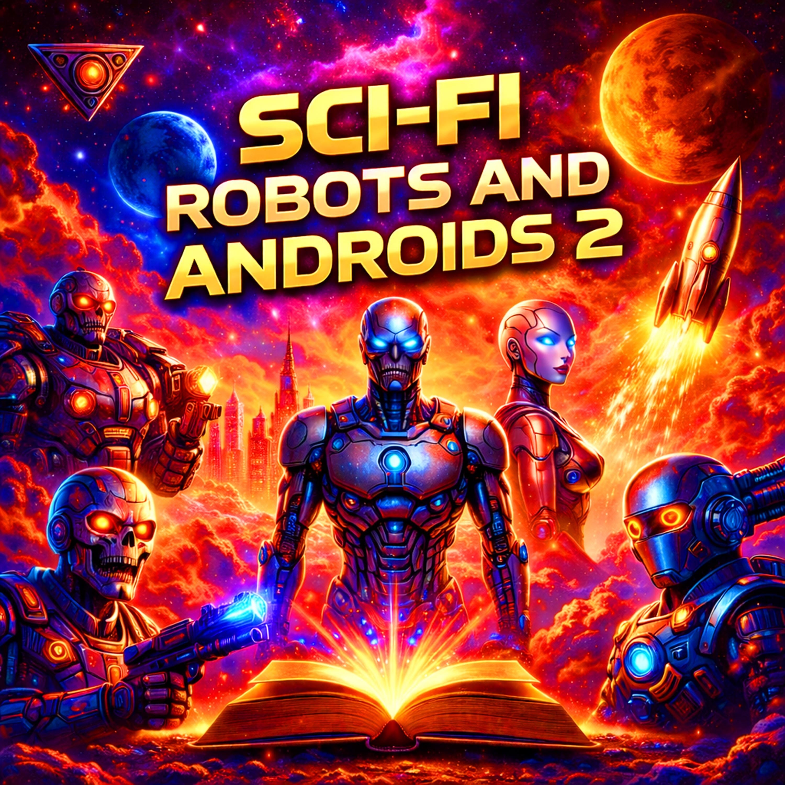 Sci-Fi Robots and Androids 2 - 9 Science Fiction Short Stories by Philip K. Dick, Michael Shaara, EE "Doc" Smith, Alfred Bester, Roger D. Aycock, Robert Sheckley, Harry Harrison, and James Rosenquest
