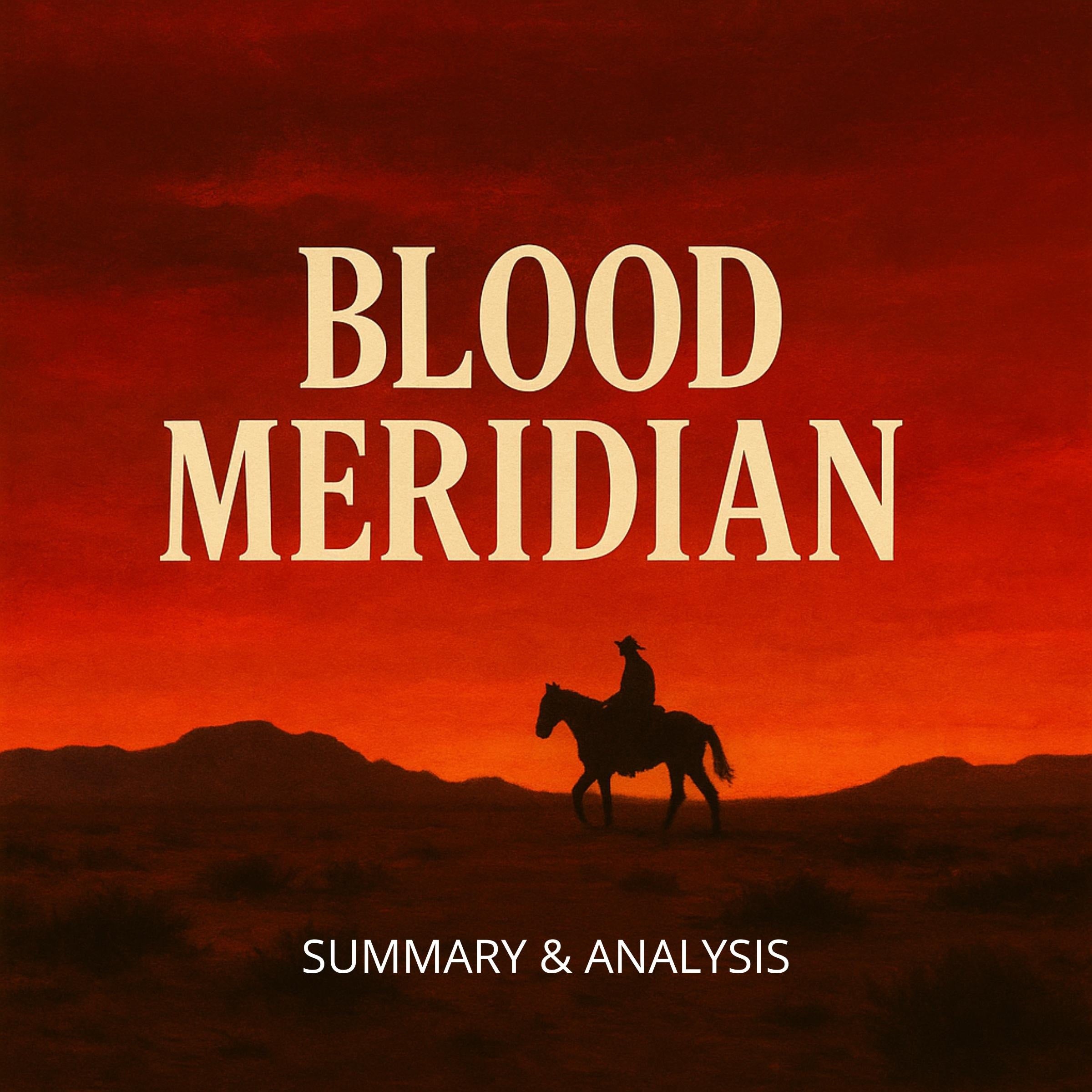 Book Summary & Analysis of Blood Meridian by Cormac McCarthy.
