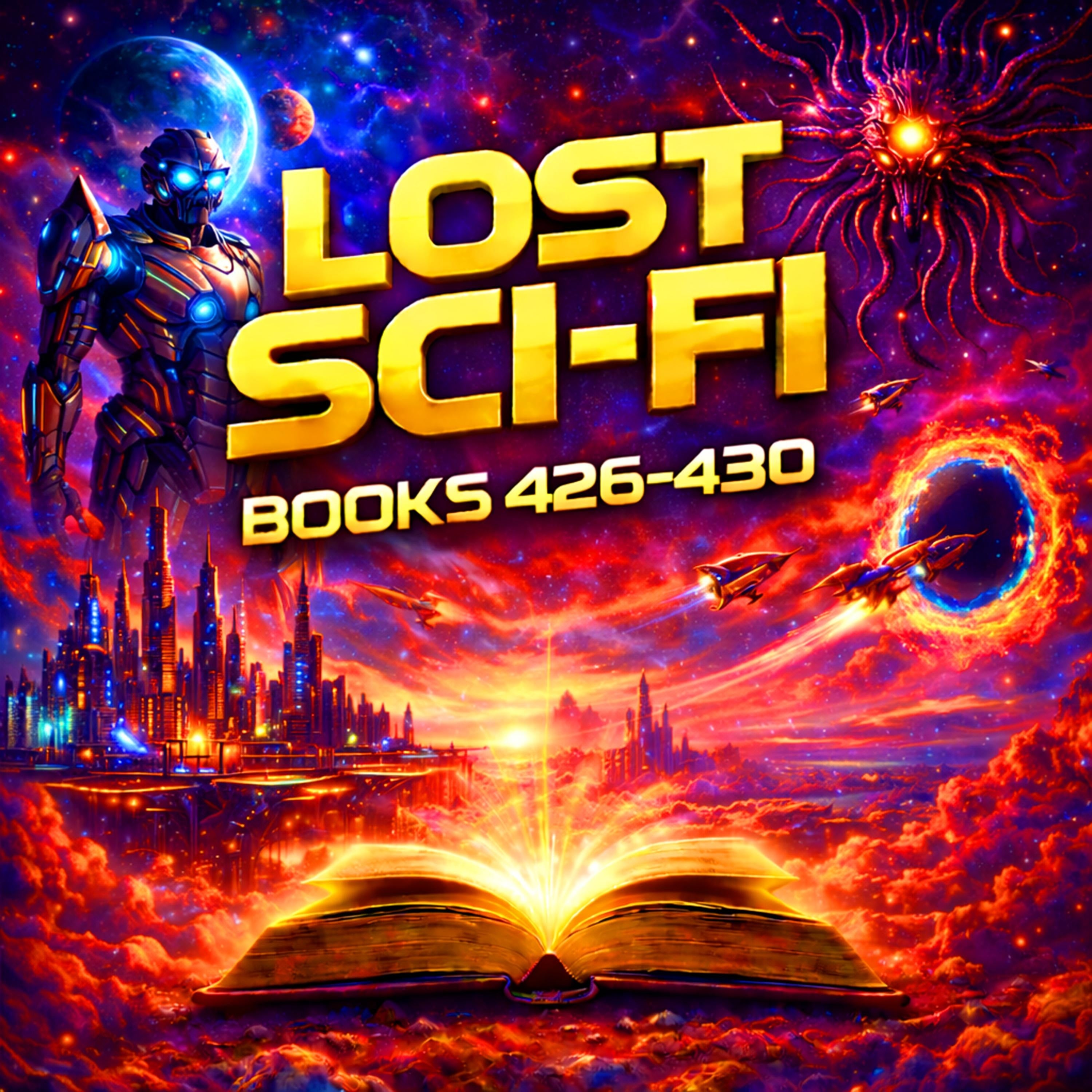 Lost Sci-Fi Books 426 thru 430 - Four Lost Sci-Fi Short Stories from the 1930s, 40s, 50s and 60s and one from 1833