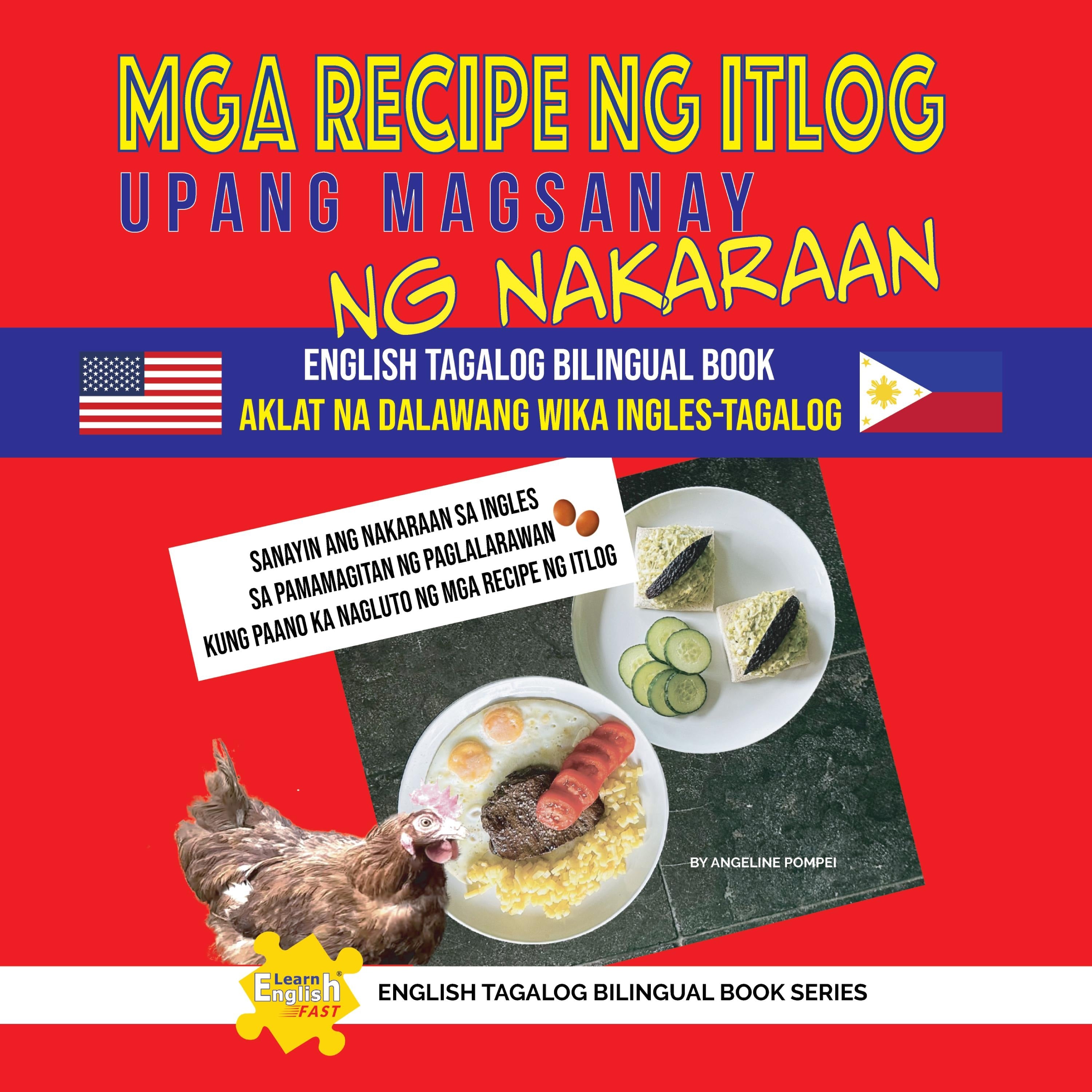 Mga Recipe Ng Itlog Upang Magsanay Ng Nakaraan Aklat Na Dalawahang Wika Ingles Tagalog