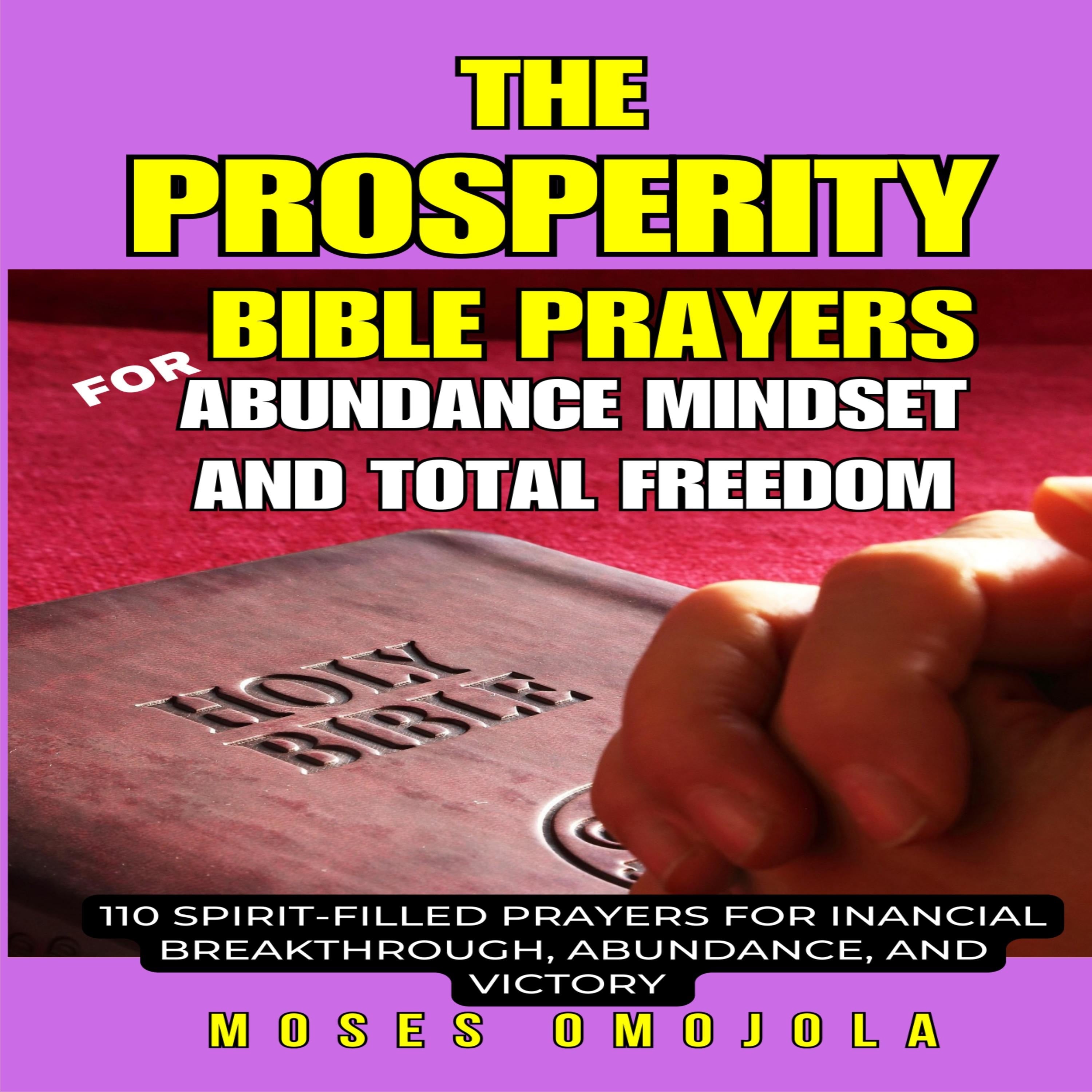 The Prosperity Bible Prayers For Abundance Mindset And Total Freedom: 110 Spirit-Filled Prayers For Financial Breakthrough, Abundance, And Victory
