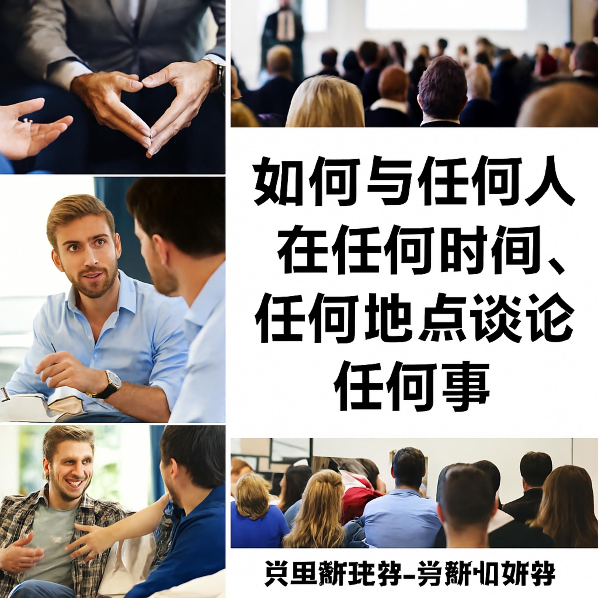 如何随时随地与任何人谈论任何事情，与任何人交谈。