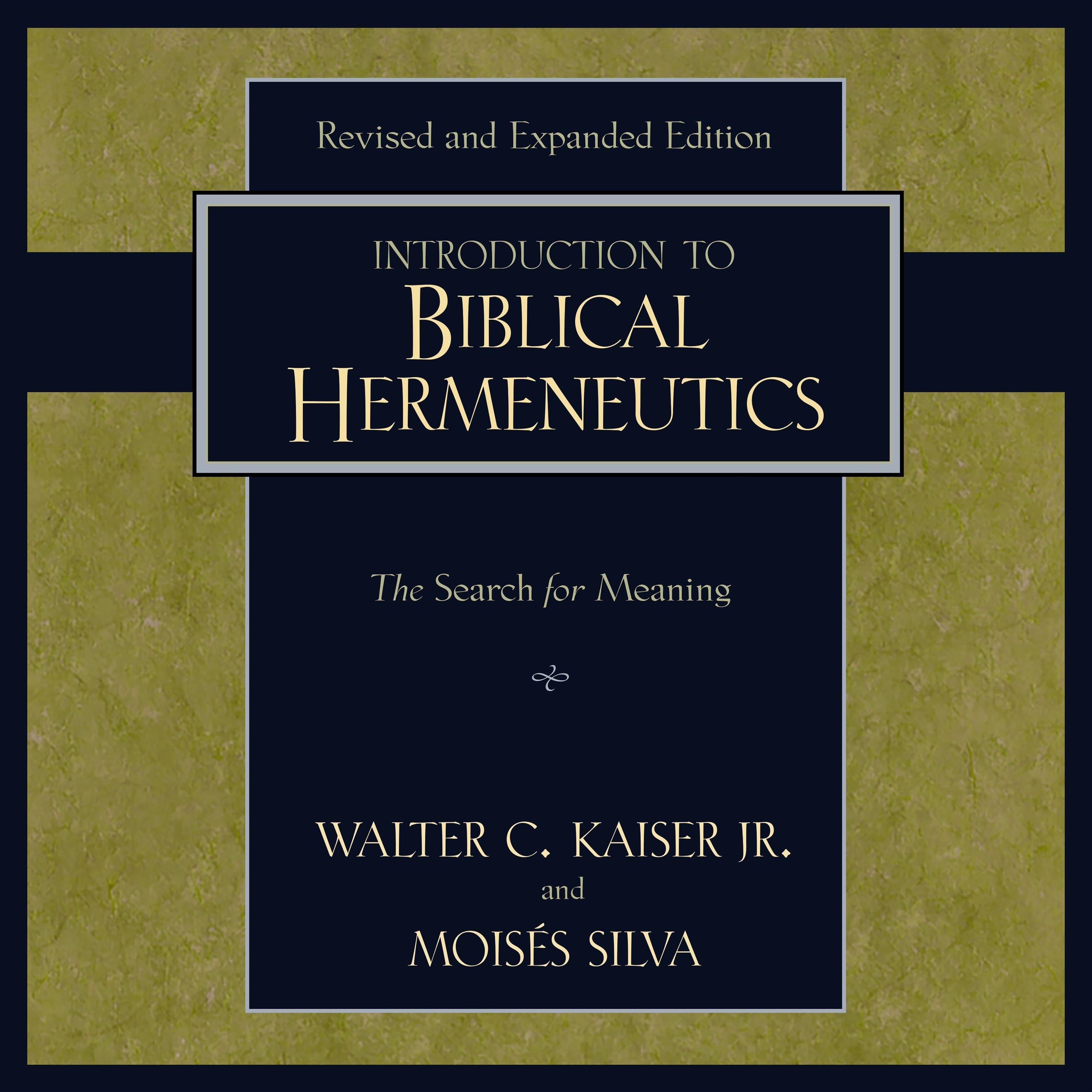 Introduction to Biblical Hermeneutics