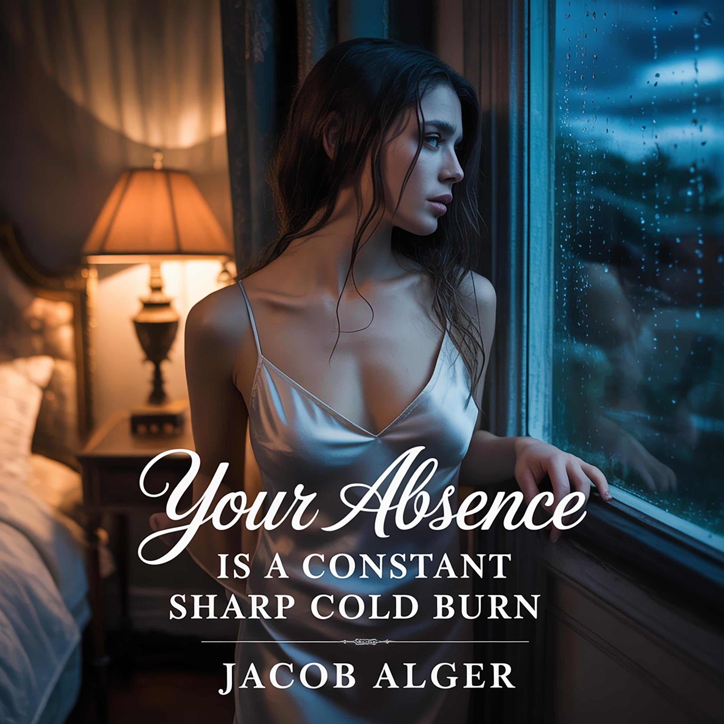 Your absence is a constant sharp cold burn