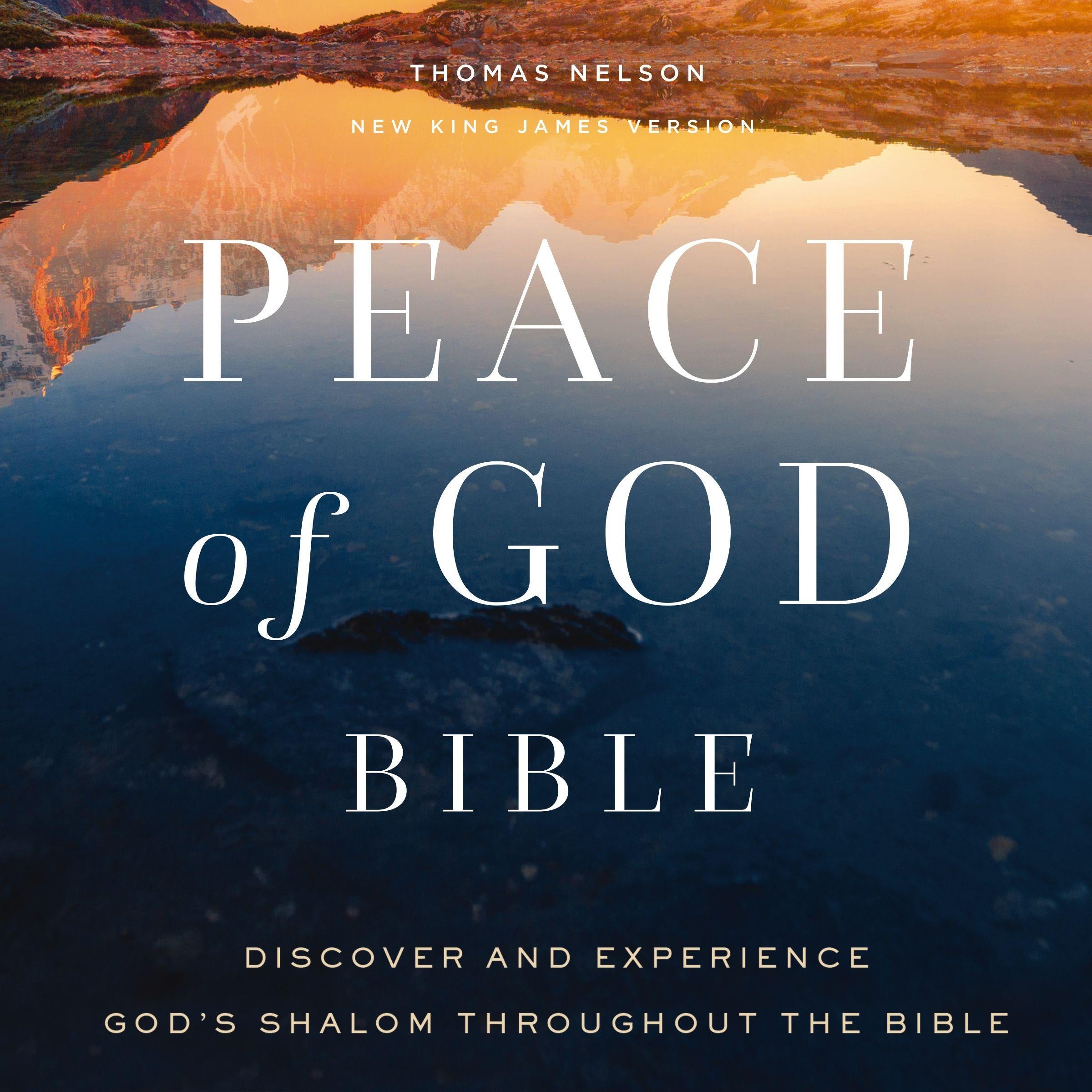 Peace of God Bible: Discover and Experience God's Shalom Throughout the Bible (NKJV, Audio)
