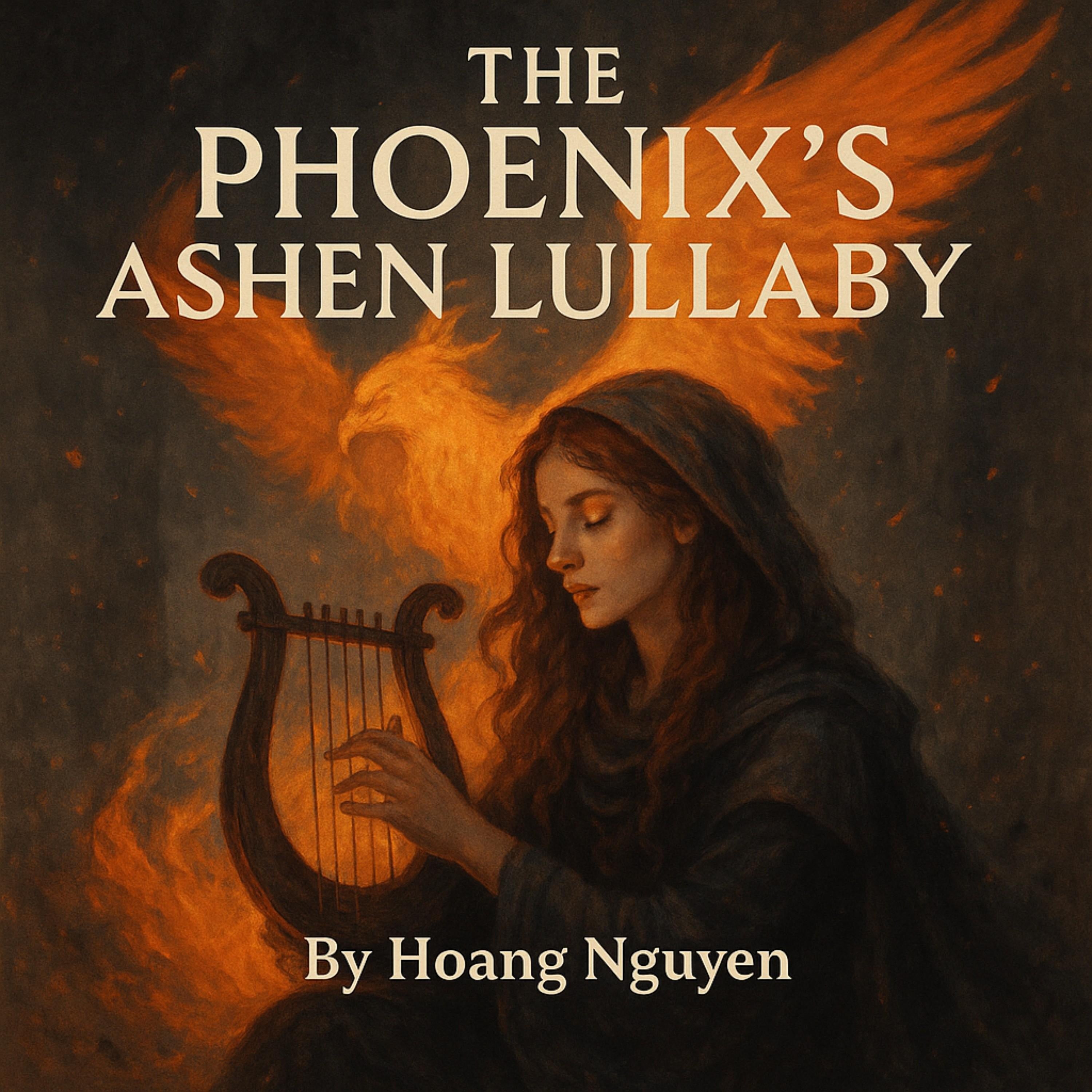 The Phoenix's Ashen Lullaby: Rebirth Through the Gentle Flames of a Bard's Melancholic Song