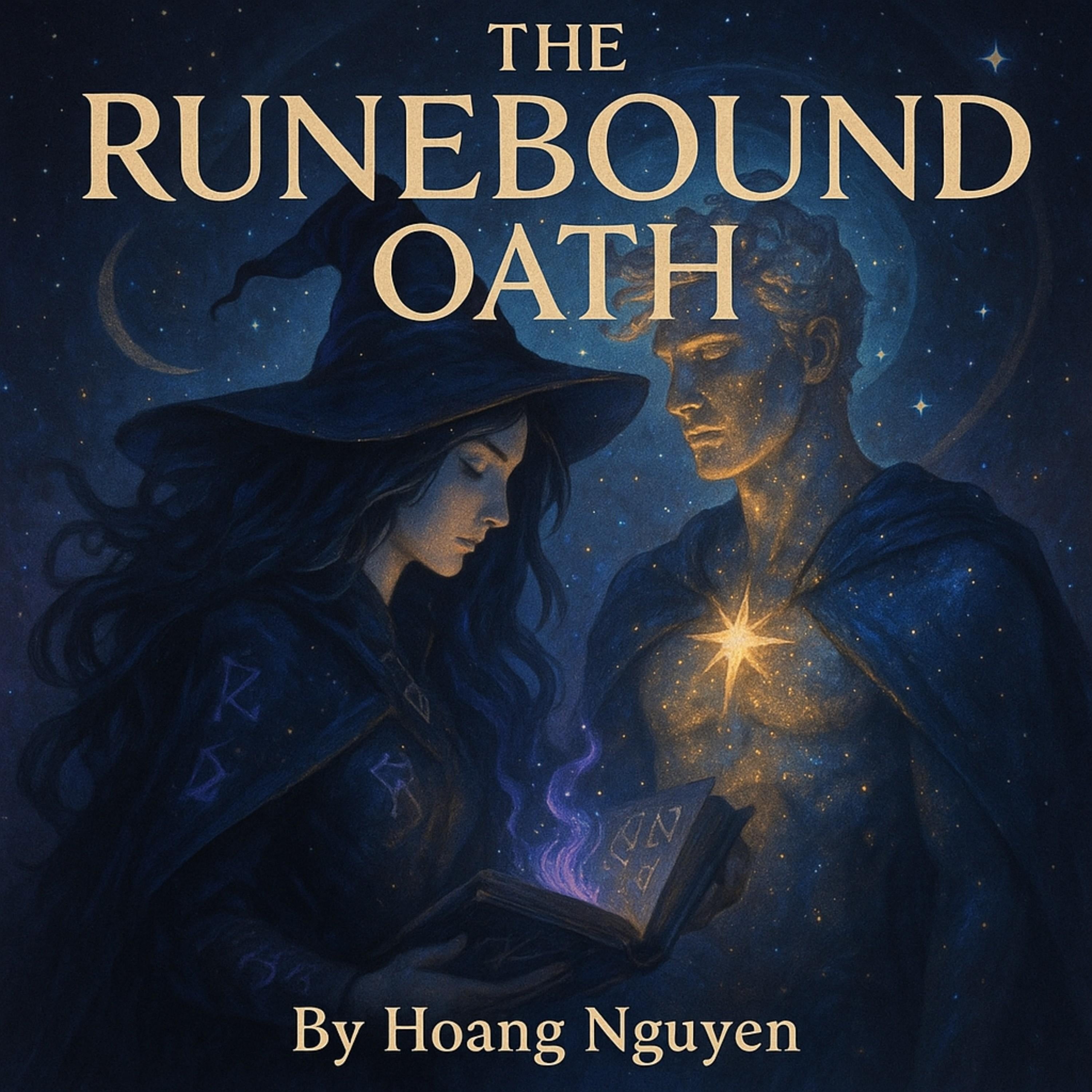 The Runebound Oath of the Midnight Witch and Her Celestial Guardian in the Veil of Eternity