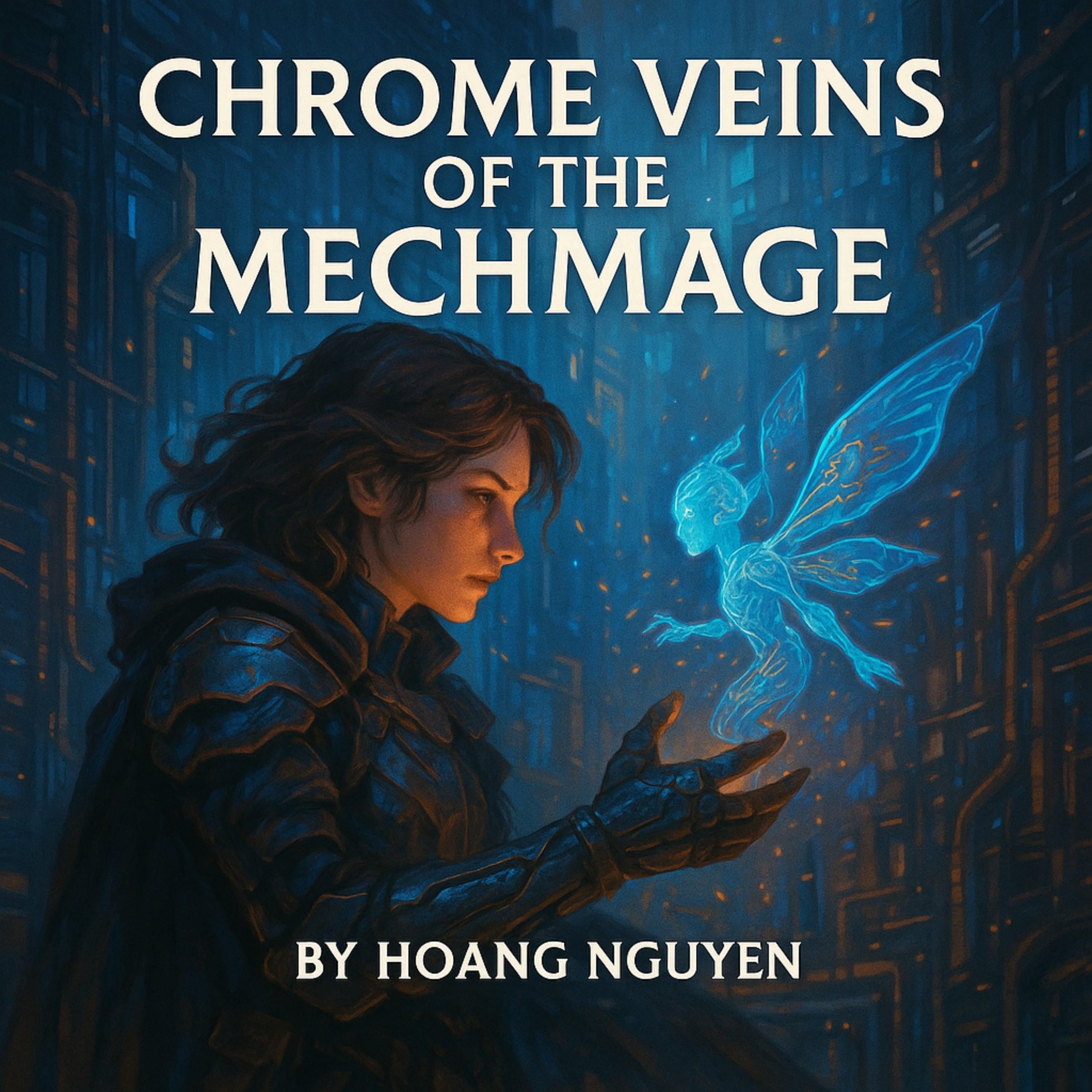 Chrome Veins of the Mechmage: A Gearheart Enchanter's Fusion with the Silicon Sprite in the Cyberforge Sprawl