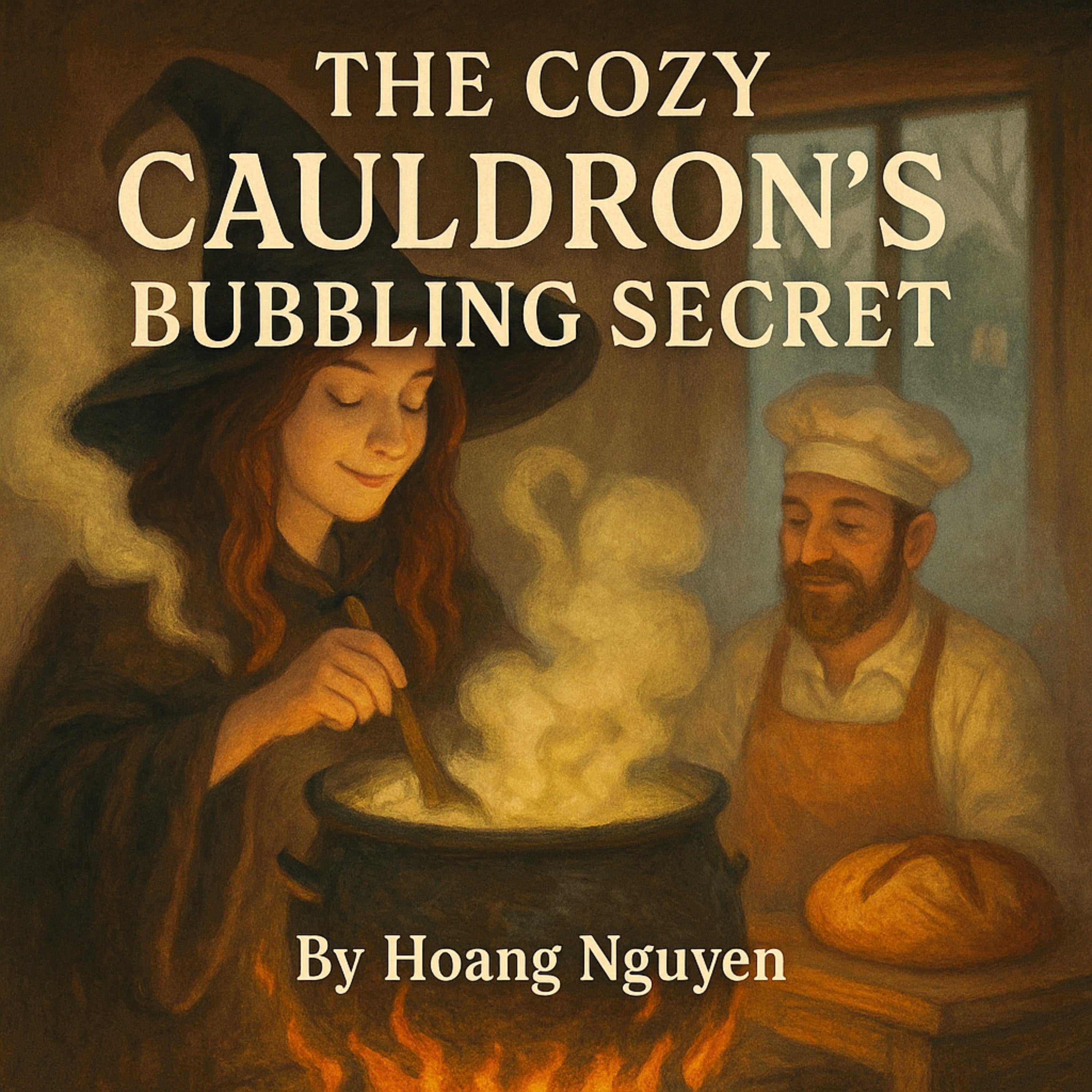 The Cozy Cauldron's Bubbling Secret: A Witch's Hearthside Mystery with the Village Baker in the Foggy Hamlet Hearth