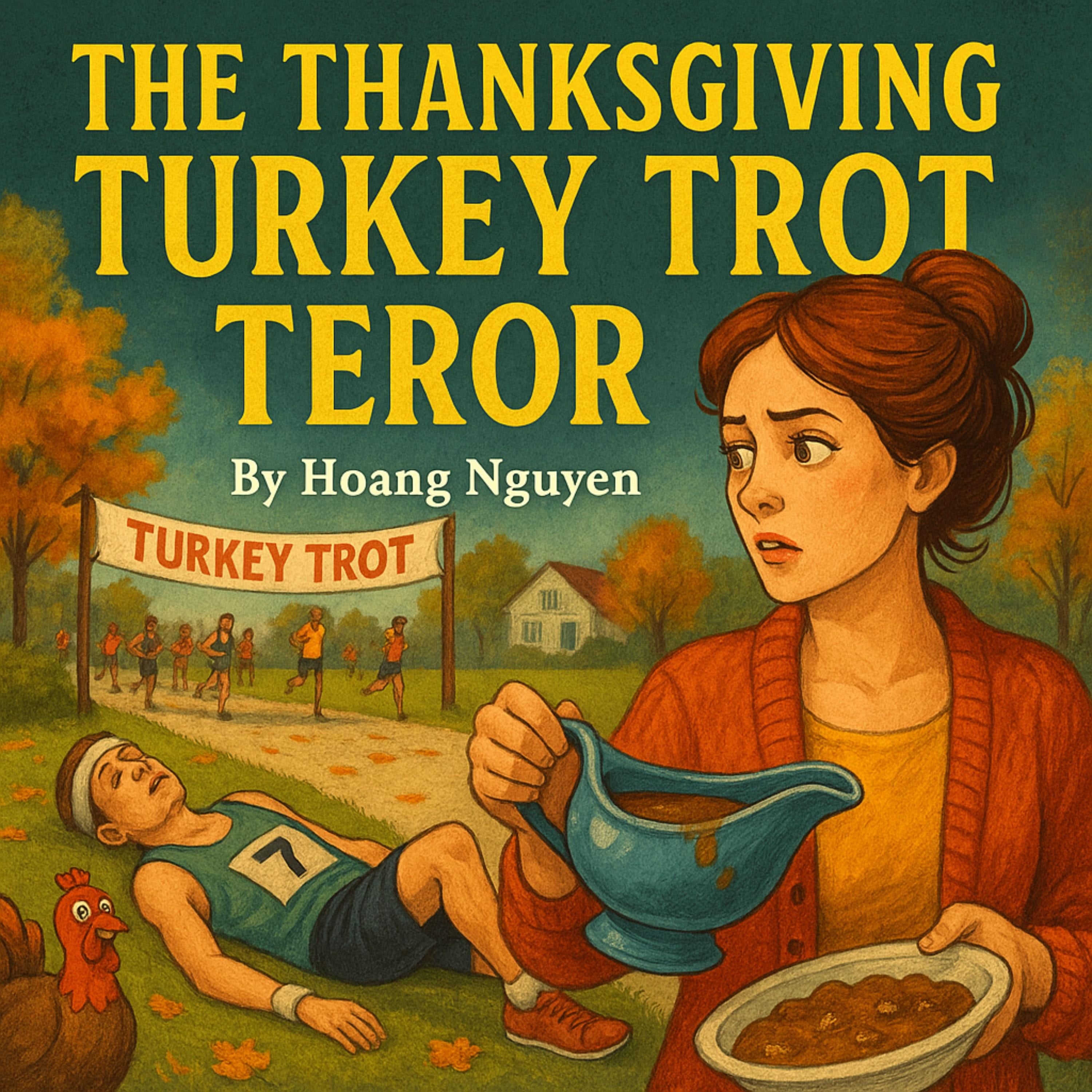 The Thanksgiving Turkey Trot Terror: A Cozy Mystery of a Fatal Footrace and Giblet Gravy