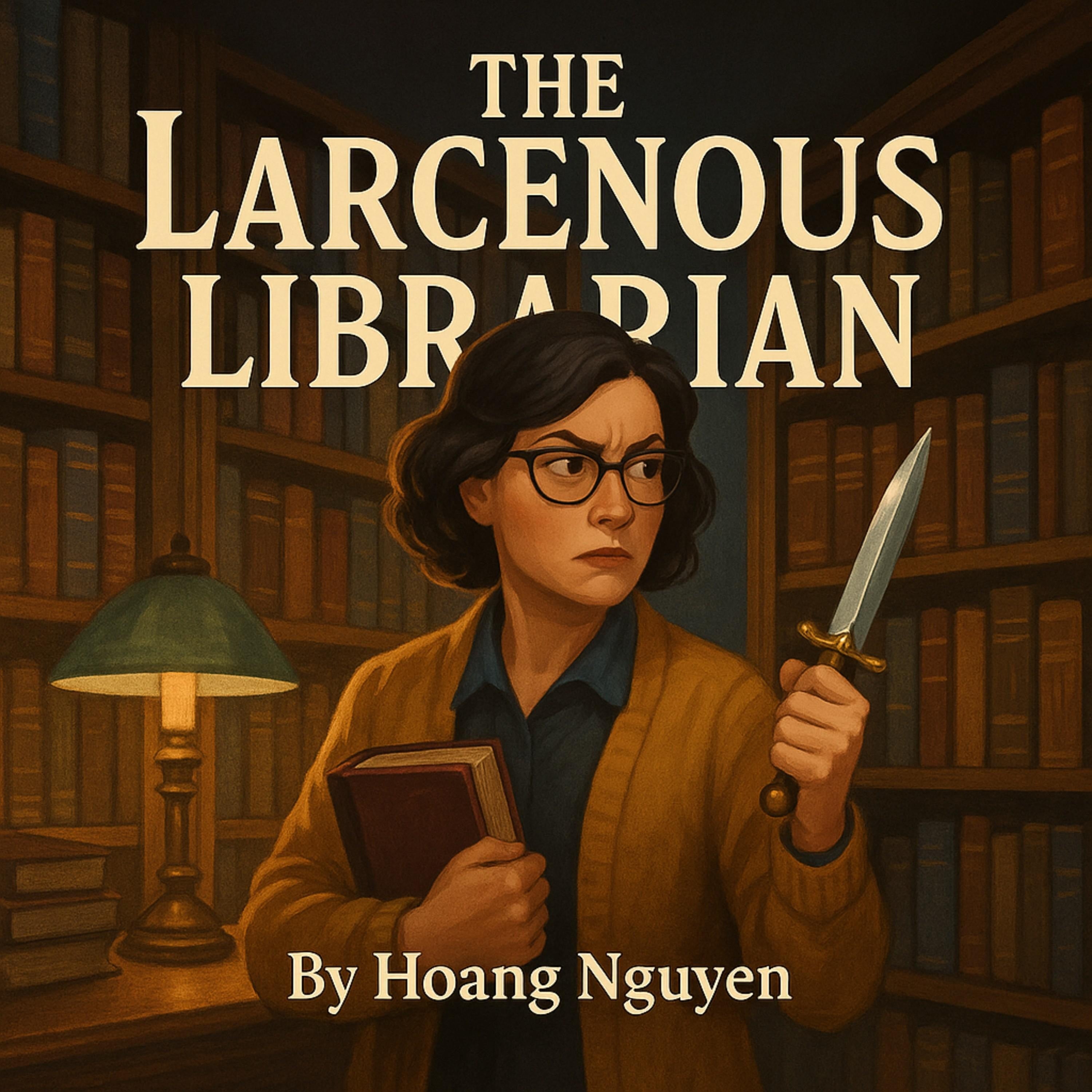The Larcenous Librarian: A Cozy Mystery of Bookish Burglaries and Silent Stabbings