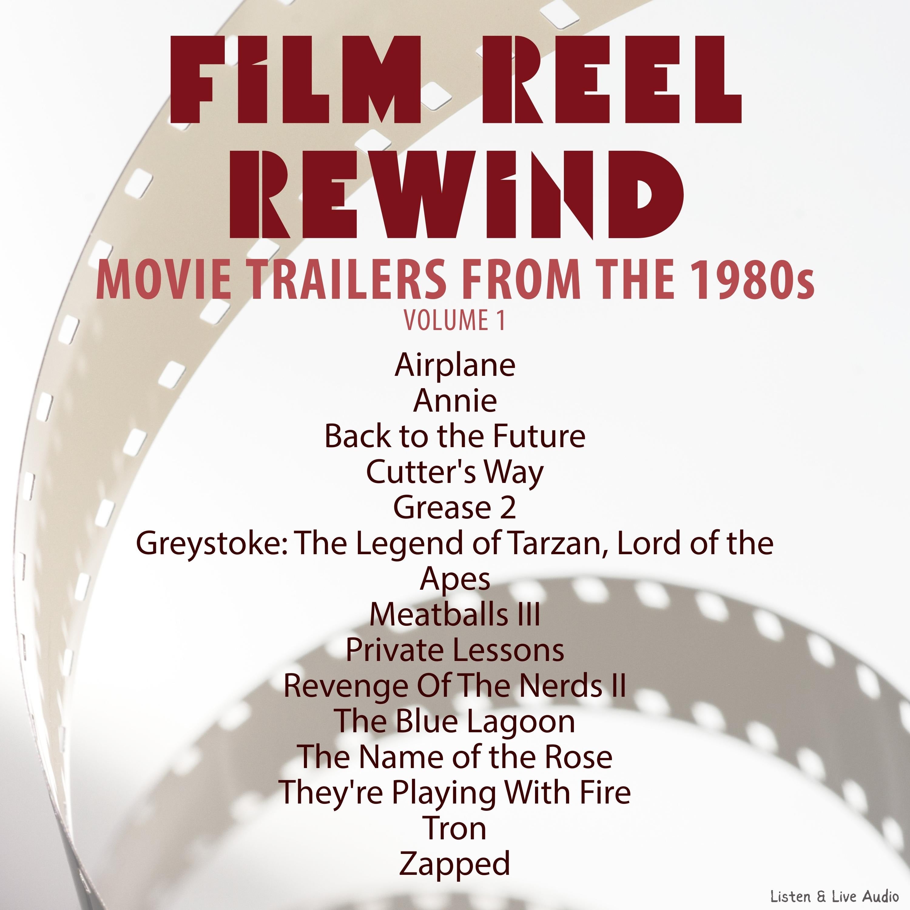 Film Reel Rewind: Movie Trailers from the 1980s, Volume 1