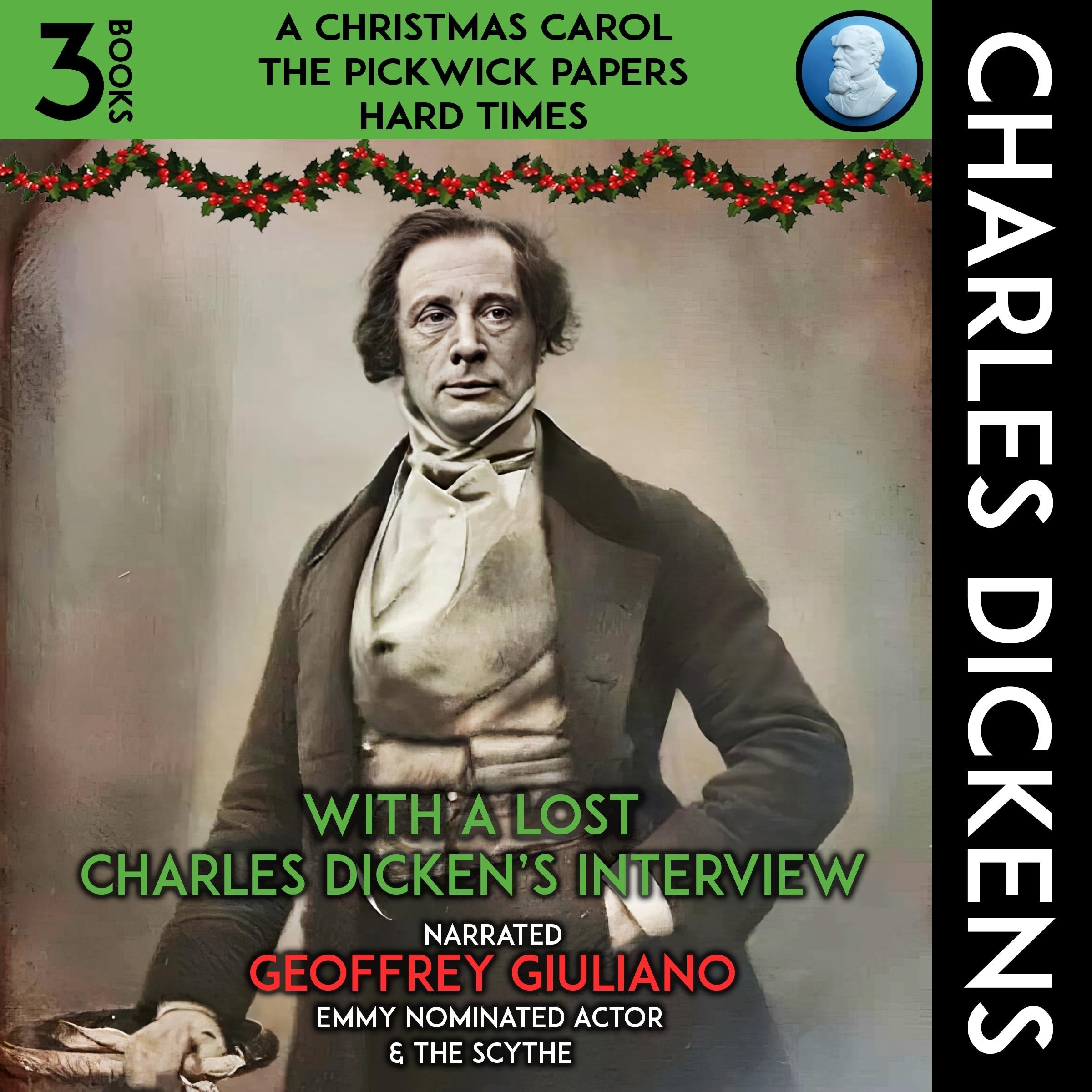 A Christmas Carol, The Pickwick Papers, Hard Times 3 Books